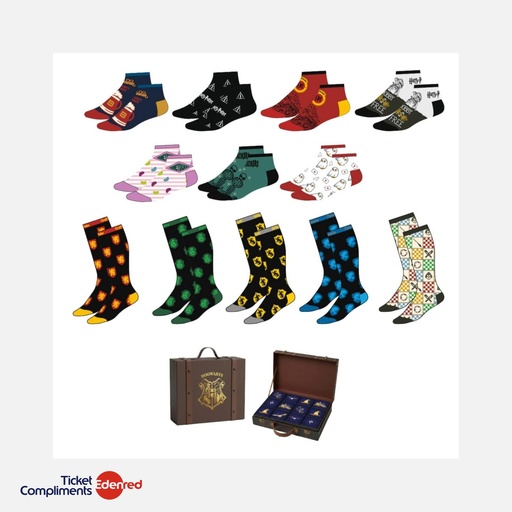 [2900003834] Cerda - Pack Chaussettes - 12 pièces - Harry Potter