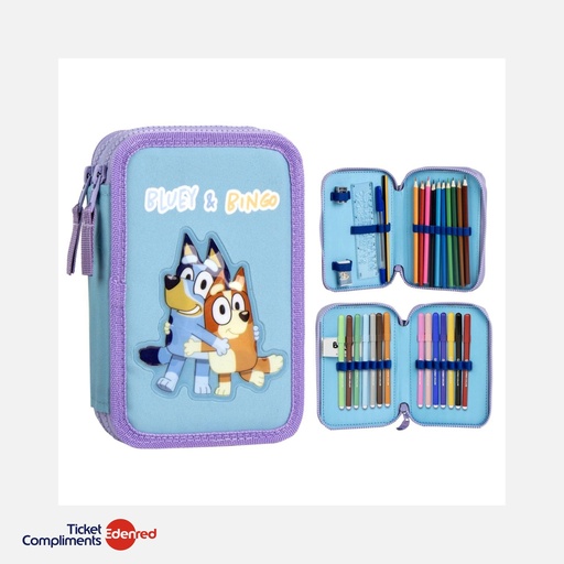 [2700001703] Cerda - Plumier avec Accessoires - Bluey - 3+