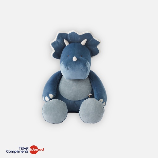 [N2111.80] Noukie's - Large Veloudoux Ops knuffel - Blauw - 80cm - 0m+