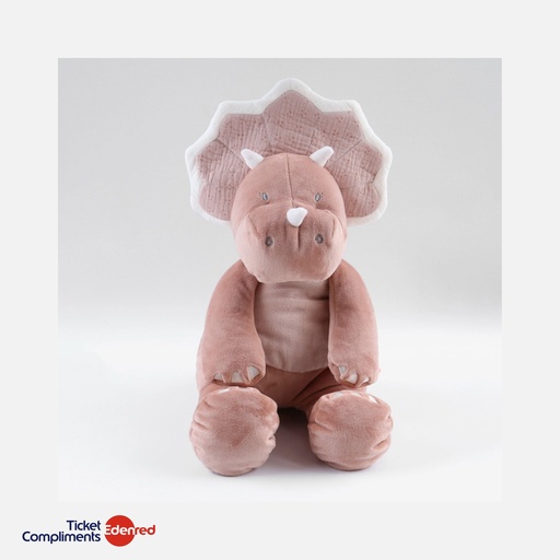 [N2311.40] Noukie's - Knuffel medium Popsie uit veloudoux - Blush/poederroze - 40cm - 0m+