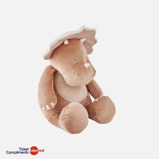 [N2311.80] Noukie's - Knuffel large Popsie uit veloudoux - Blush/poederroze - 80cm - 0m+