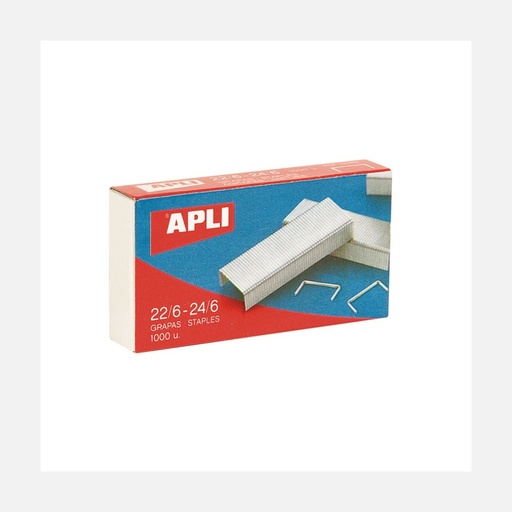 [13469] Apli - Agrafes galvanisées 22/6 - 24/6 - 1 000 u.