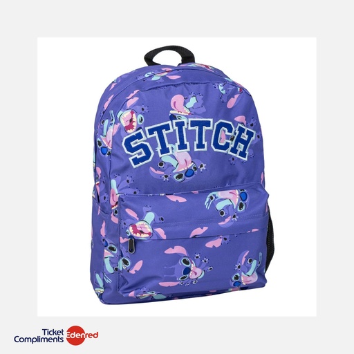 [2100005094] Cerda - Sac à dos scolaire - Grand - 42 cm - Stitch - 6+