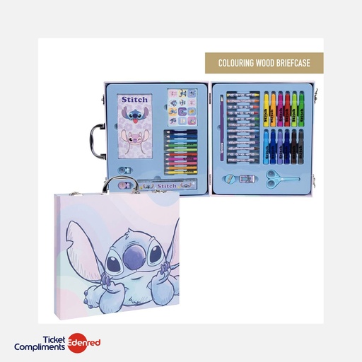 [2700001236] Cerda - Kleurset in koffer - Stitch - 3+