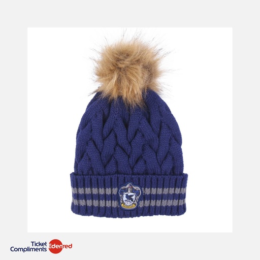 [2200009661] Cerda - Gebreide Muts met Pompon - Ravenclaw - Harry Potter