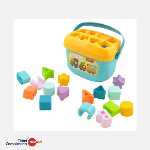 [05076680KID] Trieur de Formes avec 16 Blocs - 18m+